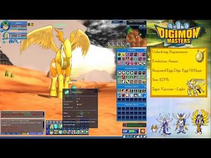 Digimon Masters Online - Unlocking Pegasusmon [Armor Evolution]!