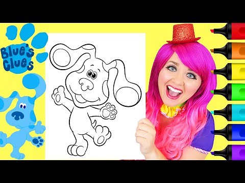 Coloring Blue's Clues & You GIANT Coloring Page | Markers
