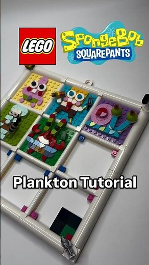LEGO Spongebob Squarepants Sheldon J. Plankton MOC Tutorial 🪣 #legospongebob #plankton