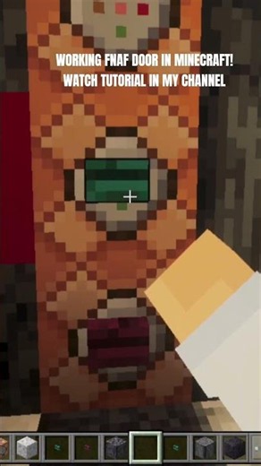 WORKING FNAF DOOR IN MINECRAFT