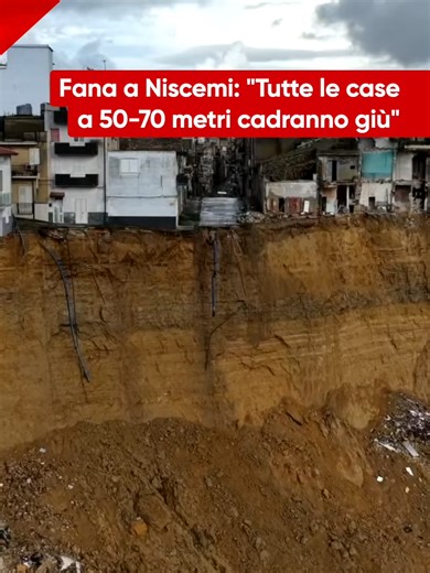Frana Niscemi: case a rischio crollo ed evacuazioni