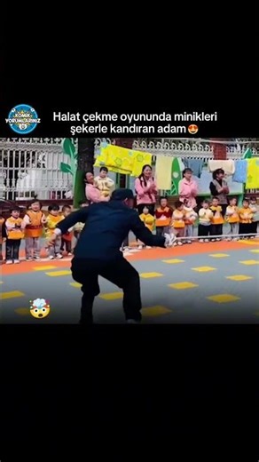 Halat Çekme Oyununda Aklını Kullandı😍 #akımvideoları #komikyorum #komikyorumlar