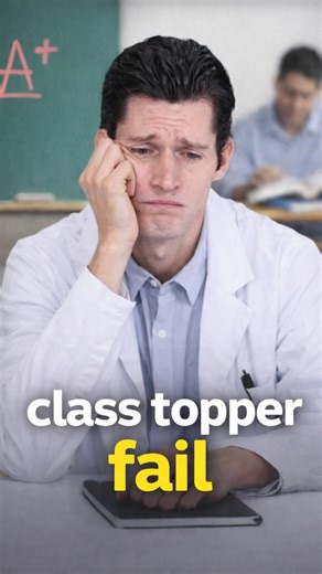 dr.sudhanhsu ravat on Instagram: "Why Class Toppers Often Fail in Life! #facts #didyouknow #amazingfacts #crazyscience #study In school, X was the topper and Y was an average student. But 5 years later, Y is far more successful than X. Why does this happen? This video breaks down the 3 big mistakes toppers make — and how real-life success needs more than just marks. school toppers,why toppers fail,real life vs school life,success after school,topper vs average student,life success truth,motivati