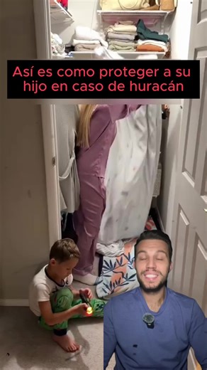 Así es como proteger a su hijo en caso de huracán #misterio #terror #viraltiktok #viralvideo #mexico🇲🇽