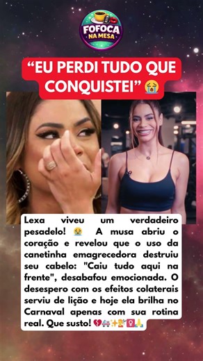 LEXA RELATA TRAUMA E PERDAS EM DESABAFO APÓS USO INADEQUADO DE PRODUTOS EMAGRECEDORES 😱