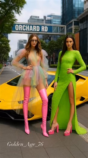 TOP MODELS SINGAPORE FASHION STYLE #model #fashion #style #lamborghini #singapore #reels #reelsfbً #reelsviral #viralreels *Follow me on YouTube Link in Bio!* | the golden age 76