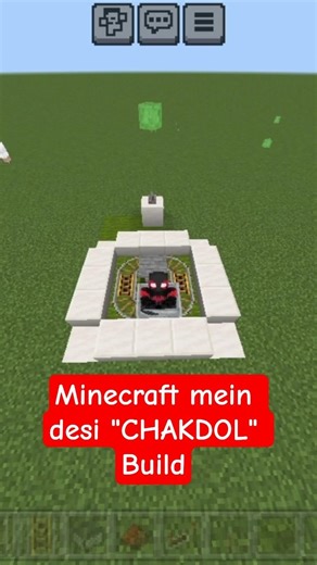 Minecraft mein desi "CHAKDOL" Build! 🎡😱 (Mele wali vibe!)#minecraft #hadubhagamer #shorts