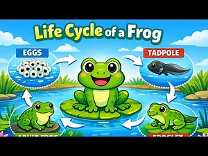 Life Cycle of a Frog | Science & EVS Learning