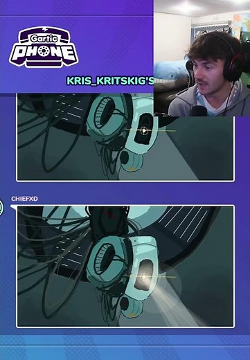 Drawing GLaDOS FROM PORTAL in Gartic phone #art #shorts #fyp #twitch #drawing