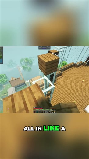 Minecraft Modded Glass: Full Clear Windows Revealed! #shorts