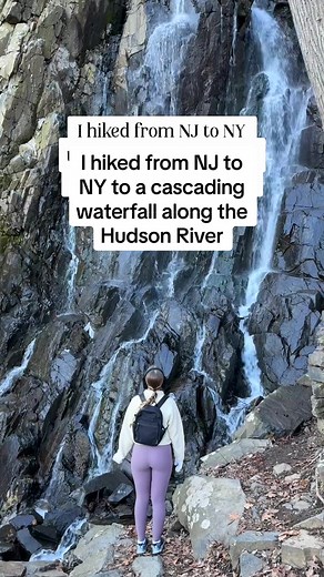 Hiking Adventure from NJ to NY: Cascading Waterfall on Hudson River