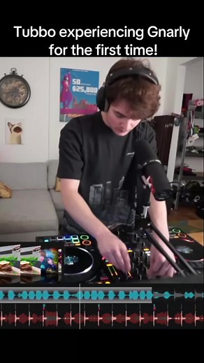 Tubbo's Hilarious First Reaction to Gnarly Remix