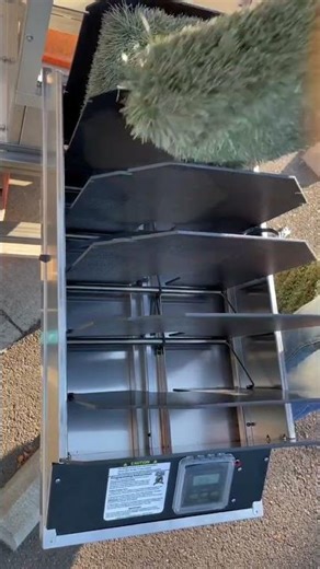 Stable Grazer is a programmable, automatic feeder to dispense flake hay from one to six times a day.