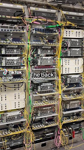 Datacenter Tour: Cisco Networking Rack From All Angles