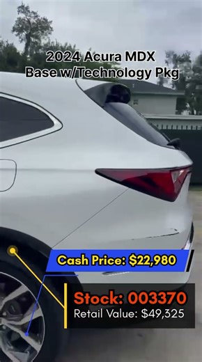 🚗 2024 Acura MDX Base w/Technology Pkg