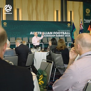 Relive the Moments, Hear the Voices. 🎤 Experience the highlights and insights from the inaugural Australian Football Leadership Summit. Together, the football family shaping the future of Australian football! #AFLS2024 #FootballLeadership | Football Australia