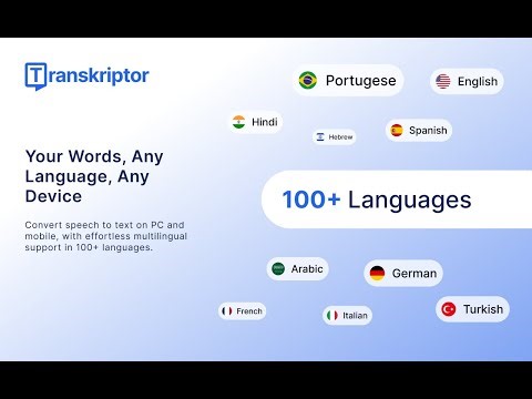 How to Convert Video to Text with Transkriptor | Features Overview & Demo