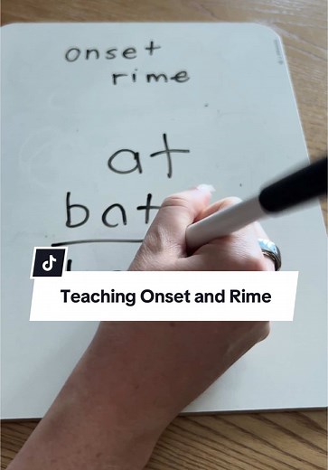 🔤 What’s Onset and Rime? Let’s Break It Down! 🧠 Onset and rime are building blocks of phonological awareness that help kids understand how words work. 👉 The Onset = The beginning sound(s) of a word (e.g., “c” in “cat”). 👉 The Rime = The part that comes after, including the vowel and any following sounds (e.g., “-at” in “cat”). 💡 Why is this important? Practicing onset and rime helps children: ✔️ Recognize patterns in words ✔️ Build decoding skills for reading ✔️ Create a strong foundation f