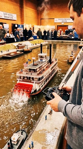 Natchez RC Model Paddle Wheel Steamer #rcmodels #rcship #rcboat