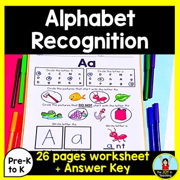 Letter Sounds and Letter Recognition Worksheets