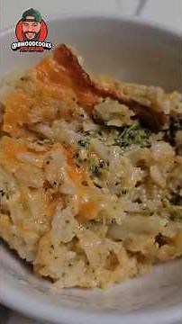 The Creamiest BROCCOLI CHEESE & RICE CASSEROLE | You Need To Try This! #recipe #cooking #nostalgia