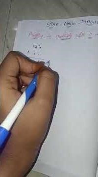 STAR_MATHS_MAGIC 04 #maths #math #mathstricks #boost #mathematics