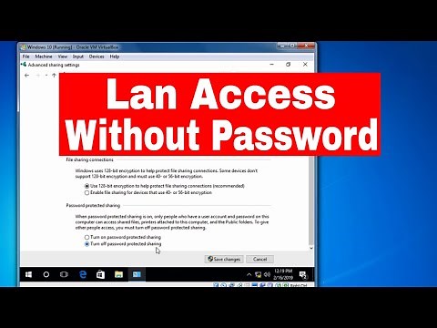 How To Access Other Computer Through Lan Without Password | Share Folder In Windows Without Password