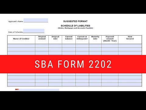 How To Complete SBA Form 2202 - Quick & Easy