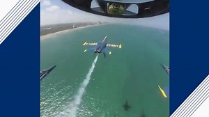 Cockpit camera offers incredible view of air show