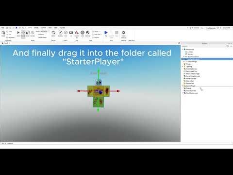 How to make a StarterCharcter in Roblox studio!