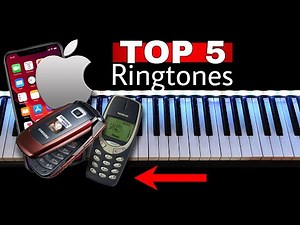 Top 5 Ringtones of all time - Recreated on Piano