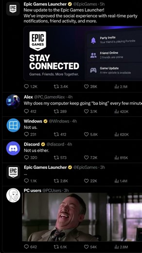 Windows And Discord Snitched On Epic Games 😭💻