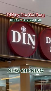 ✨ Now Open! ✨ We’re excited to welcome you to Din by Din Tai Fung’s second outlet at KLIA Terminal 2 (Arrival Hall). ✈️💛 Whether you’re about to take off or just landed, stop by and enjoy your favourites, from our signature Xiao Long Bao to comforting classics, freshly prepared just for you. 🥢 📍 Din by Din Tai Fung, KLIA T2 – Arrival ⏰ 6:00am – 11:00pm 📌 KLIA T2 Level 2 (L2-92 & 93) | DIN by Din Tai Fung