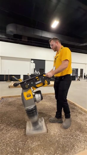 DEWALT CANADA🇨🇦 on Instagram: "The DEWALT POWERSHIFT™ 60Kg Rammer delivers the high performance and the productivity you expect in a 60Kg class of rammer. The rammer is agile and highly maneuverable in trenches, around pipework, and foundations for efficient working on the job. The DEWALT POWERSHIFT 60Kg Class Rammer operates with a powerful sealed brushless motor that requires no maintenance, making it ideal for site preparation applications in tough environments. The rammer also features DEW