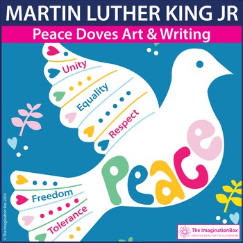 MLK Day Coloring Pages & Art Activities, Martin Luther King Jr. Peace Doves Art