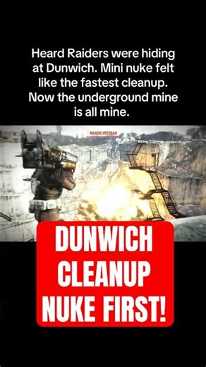 Mini nuke clears the Dunwich hideout fast #Fallout4 #Savrotes #Memes #Gaming