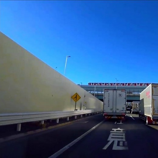 S 0453 新交通 ゆりかもめ 7300系 開業30周年 アルバルク東京 特別装飾車両「TOKYO GO」台場 首都高 湾岸線 から adj #shorts