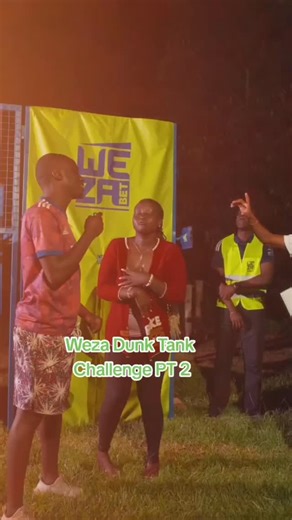 WezaBet on Instagram: "What a splash-filled disaster — in the best way! Everyone was bragging… right up until they dropped into the water. From unexpected dunks to spot-on throws, the whole scene was pure comedy gold. We can’t stop laughing. #HiiNdiolnaWeza #dunktankchallenge"