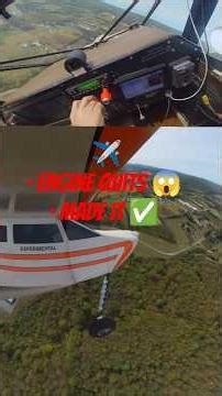 First Flight.Engine Failure 😱 #HomebuiltAircraft#MaidenFlight #CloseCall #Survival #YouTubeShorts