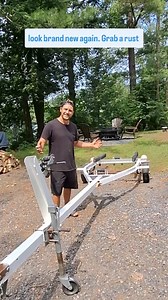 Here's how to make a rusty trailer look brand new again for less then $40 All you need is a good rust inhibiting paint and a wire wheel. Use the wire wheel to remove as much rust as possible, then give it a good clean and paint it with the rust paint (oil based is best) this will last for years and make the trailer look brand new again. #painting #paintingtips #rustremover #rustremoval #rustpaint #rustinhibitor #trailerrepair #trailerwork #trailerfix #homerenos #homerepairs #diyhomeimprovement #