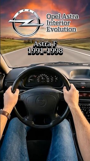 Opel Astra Interior Evolution 1991-2026
