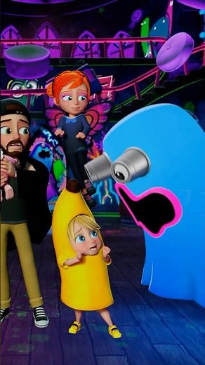 FAiRY Adley ESCAPES!! Rainbow Ghosts chase Dracula Dad & Banana NiKO out of the portal house..