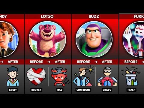 Toy Story: Before vs After