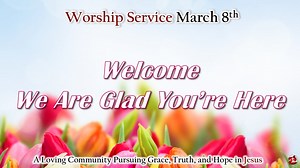 8MAR Sunday Worship Service Livestream