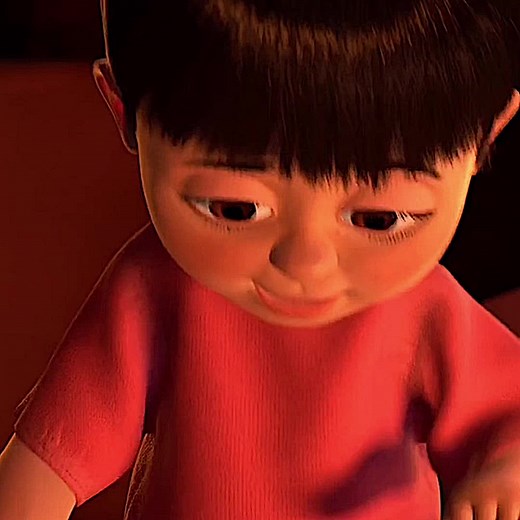 Boo and Sully Sleeping Buds in Monster Inc.