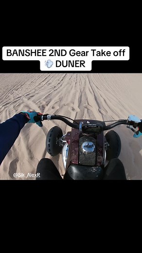 Yamaha Banshee 2nd Gear Take Off at Dumont Dunes