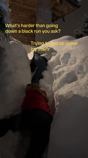 Hilarious Snowboarding Fail on Ice Stairs