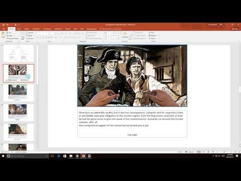 Using PPT to Create an Interactive Storyboard