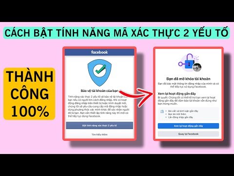 Bật Tính Năng Mã Xác Thực 2 Yếu Tố - Cách Mở Khoá Facebook Bị Mã Xác Thực 2 Yếu Tố Mới Nhất