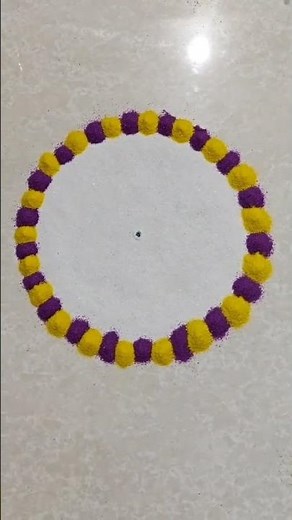 Rangoli design for beginners